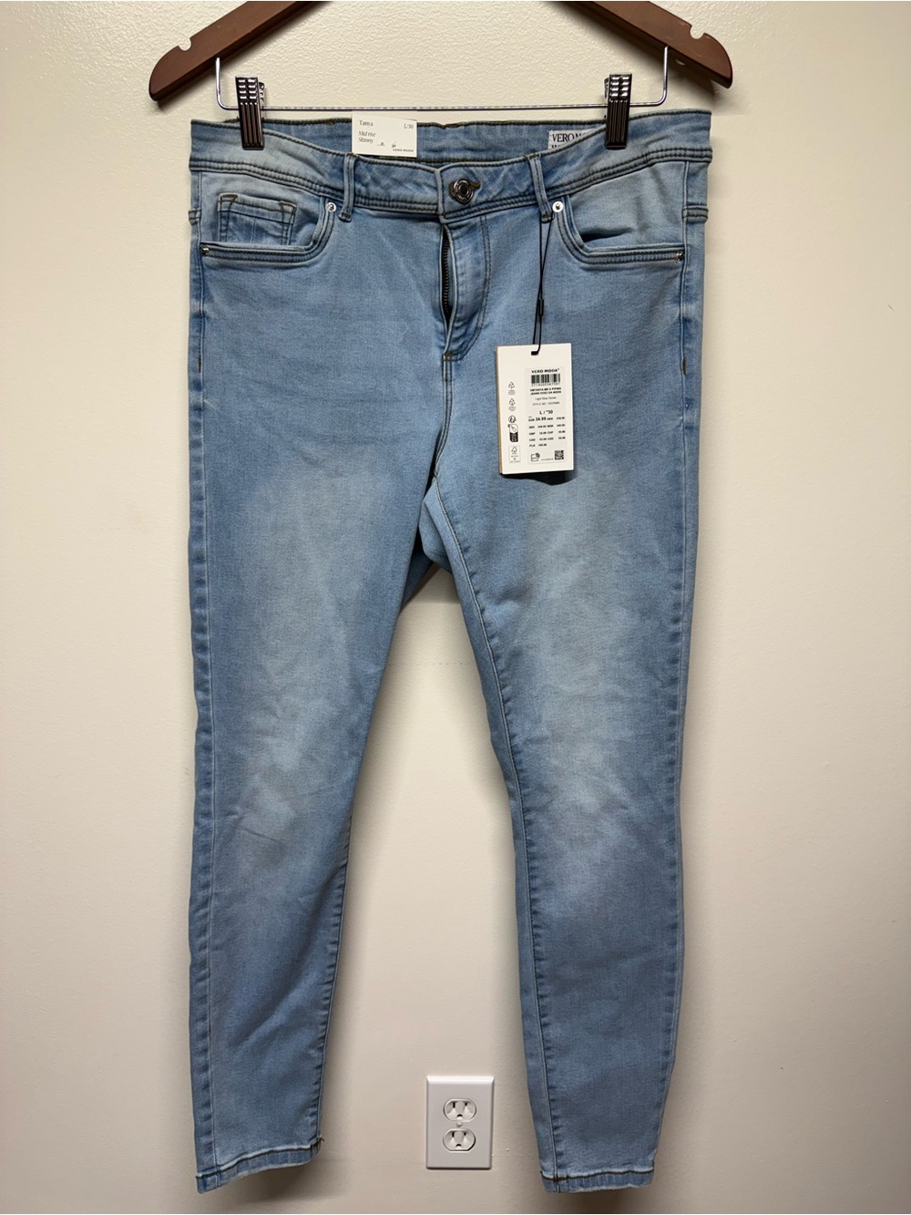 Vero Moda Light Blue Women's Skinny Jeggings
